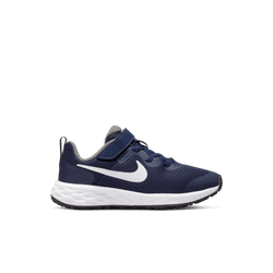 Nike Little Kids' Revolution 6 Shoes- Midnight Navy/White/Flat Pewter