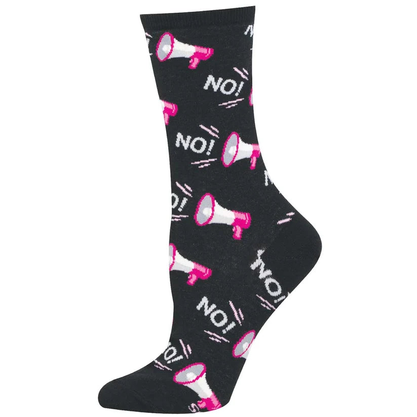 SockSmith NO! (Say it Loud) - Black
