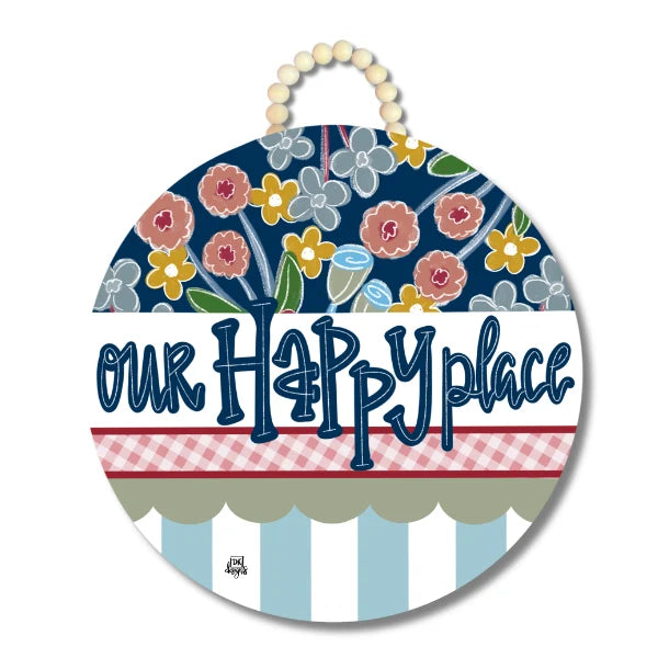 DK Designs The "Happy" Door Hanger