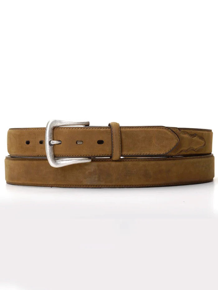Nocona Men's Basic Distressed Medium Brown Belt