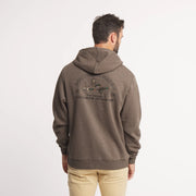 Southern Marsh Men's Searcy Heather Hoodie - Washed Dark Shale