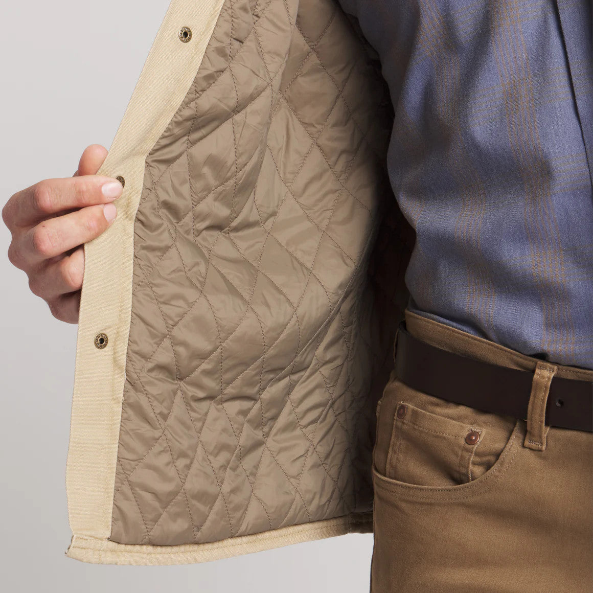 Southern Marsh Men's Bishop Rugged Canvas Jacket - Field Khaki