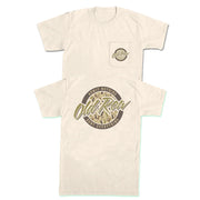 Old Row Deer Camo Circle Logo Pocket Tee - Ivory