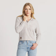 Southern Marsh Women's Southport Isles Pullover - Burnt Taupe Isles
