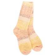 World's Softest Socks Weekend Feather Crew - Orange