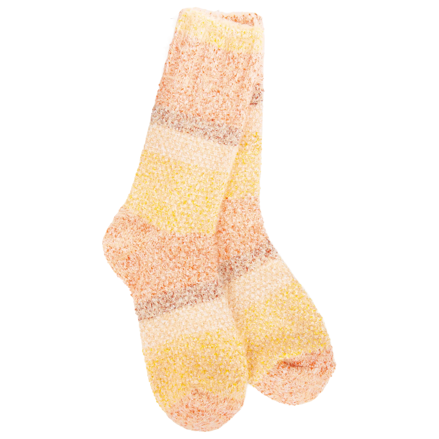 World's Softest Socks Weekend Feather Crew - Orange