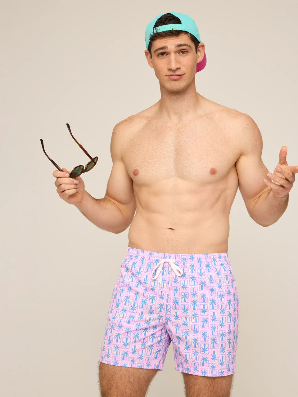 Chubbies Men's Lined Classic Trunk - The Miami Mosaic 5.5"