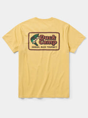 Duck Camp Men's Bass Tourney Tee - Mustard