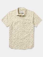 Duck Camp Men's Brrr Performance Shirt Short Sleeve - Sand Dollar Coastal Frenzy