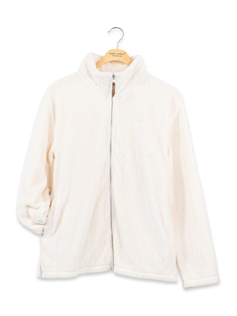 Simply Southern Women's Elsie Jacket - Ivory