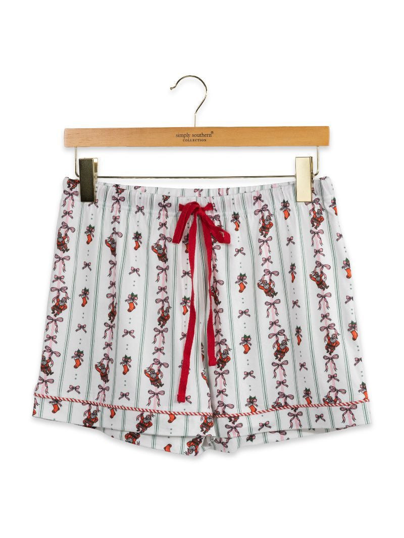 Simply Southern Holiday Christmas pajama shorts