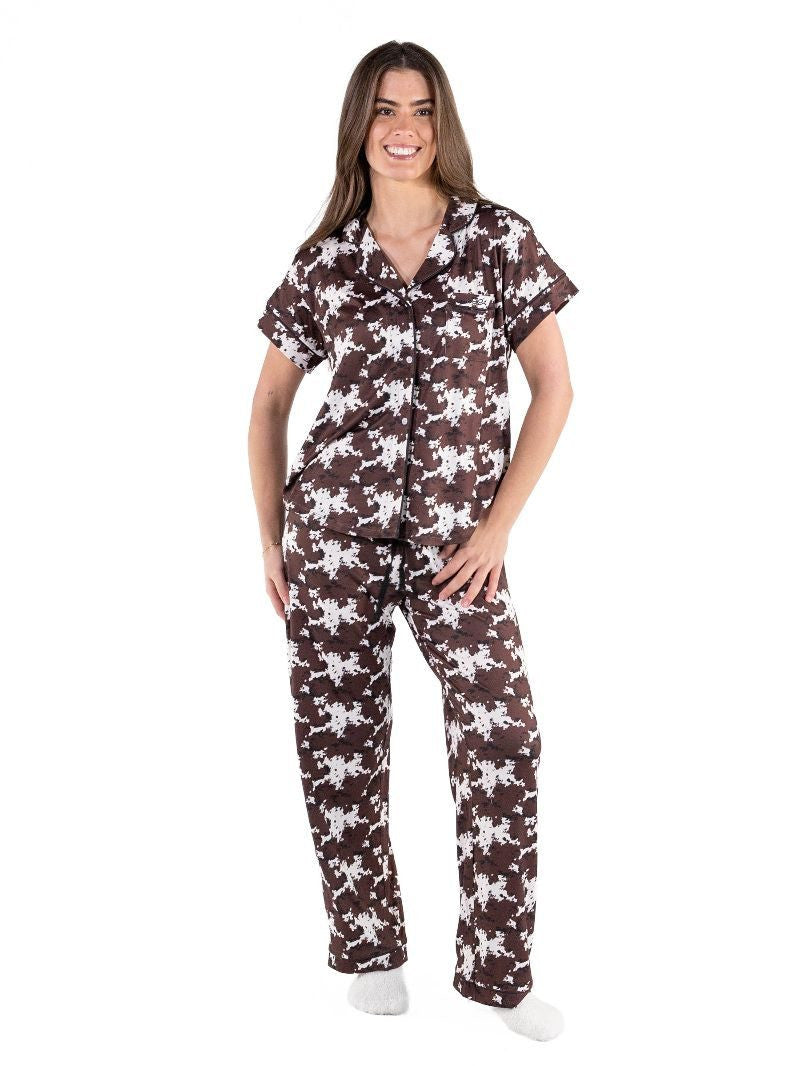 Simply Southern Women's Everyday Simply Soft Pajama Set - Cow