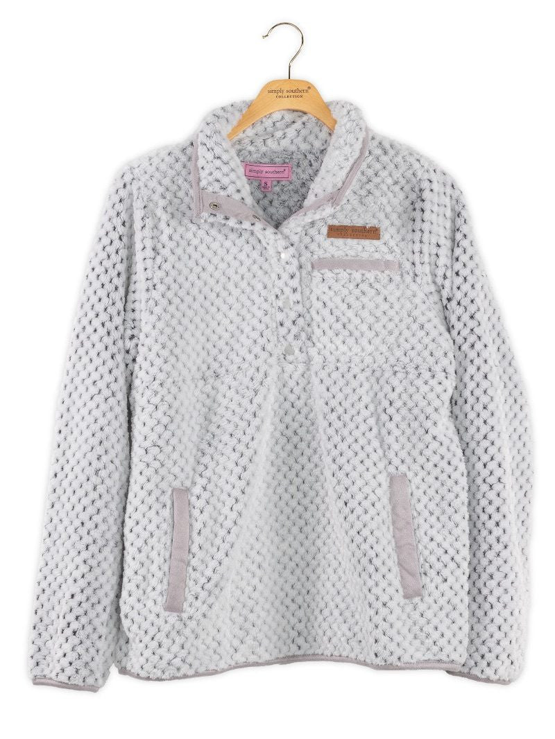 Simply Southern Women's Simply Soft Pullover - Frost