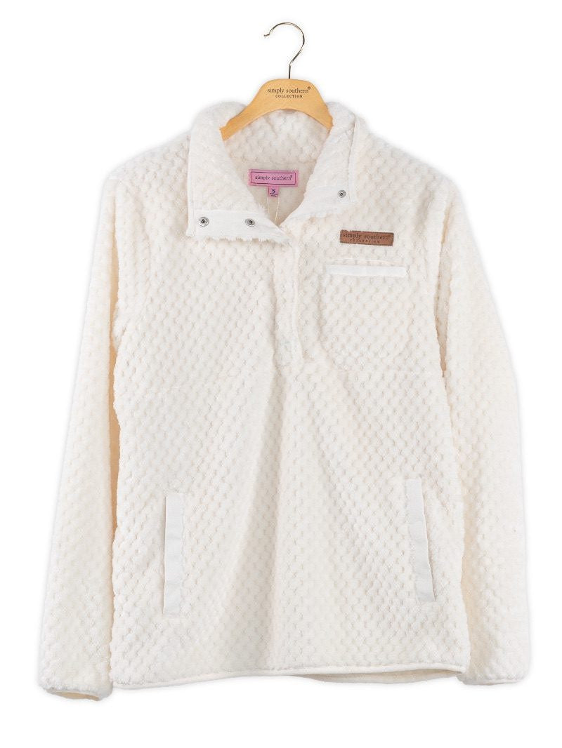 Simply Southern Women's Simply Soft Pullover - Ivory