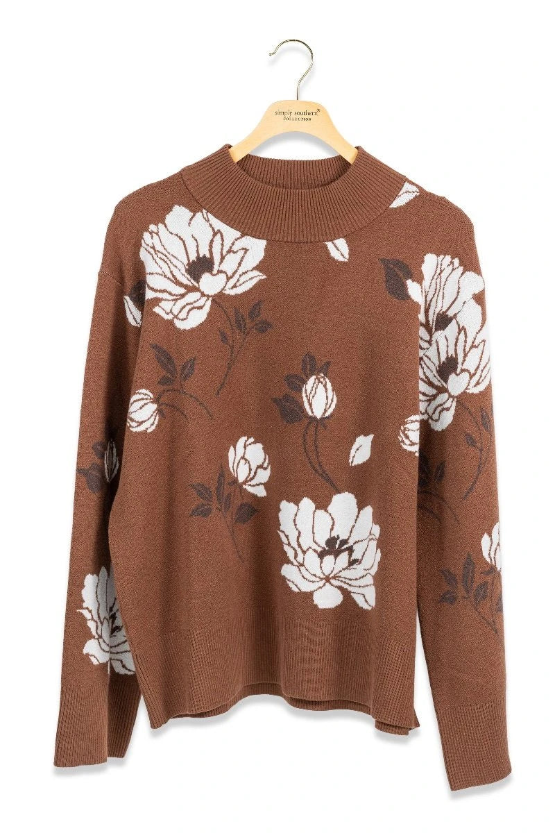 Simply Southern Women's Sweater - Lotus