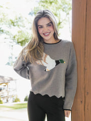 Simply Southern Women's Rosalie Sweater - Duck