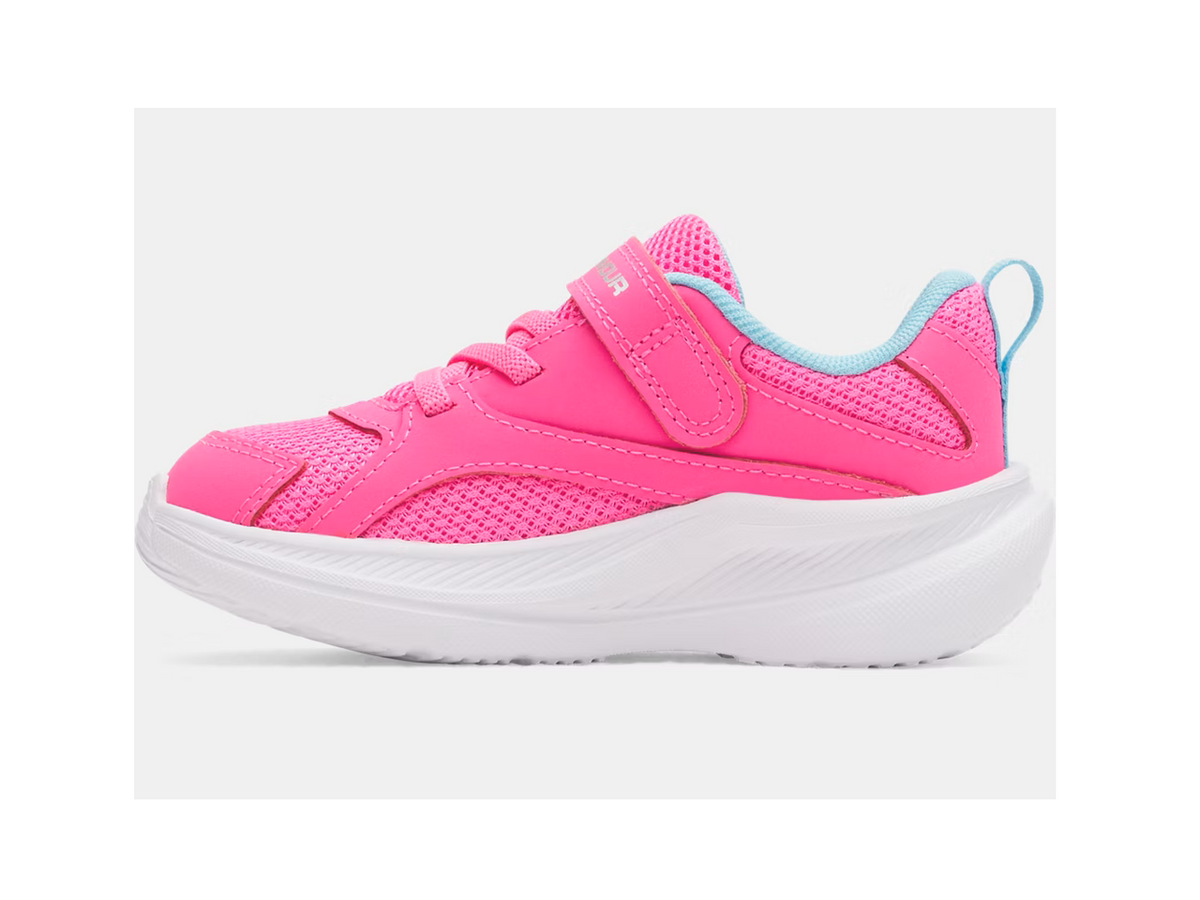 Under Armour Assert 11 AC Girls’ Running Shoe - Pink Rave/Fresco Blue