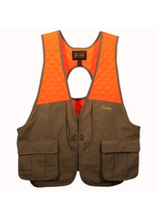 Gamehide Gamebird Ultra Light Upland Vest - Tan/Blaze Orange