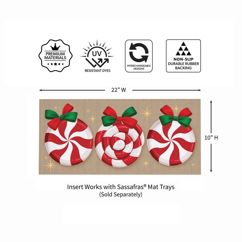 Evergreen Peppermint Wishes Sassafras Switch Mat