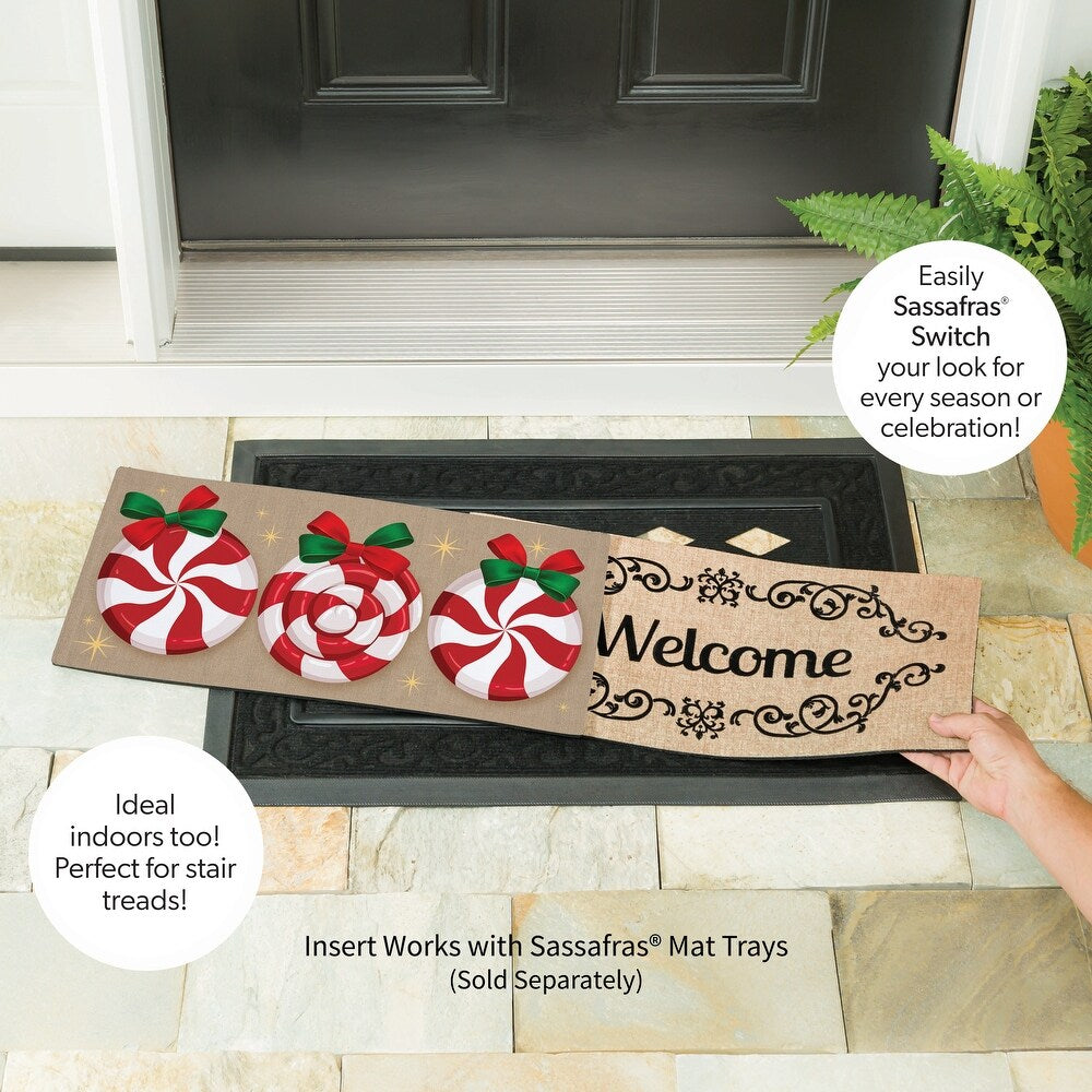 Evergreen Peppermint Wishes Sassafras Switch Mat