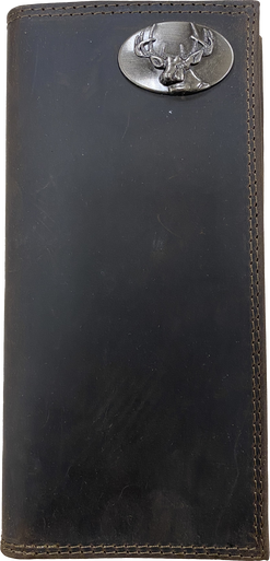Zep-pro Crazy Horse Roper Executive Wallet - Buck