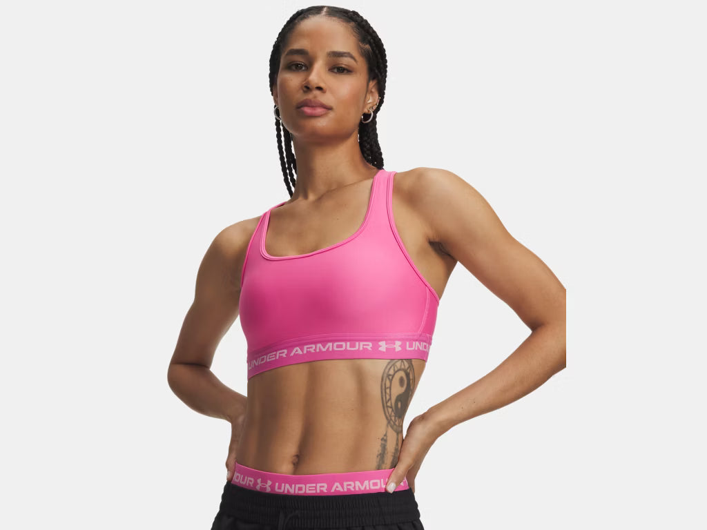 Underarmour Women's Crossback Mid Sports Bra