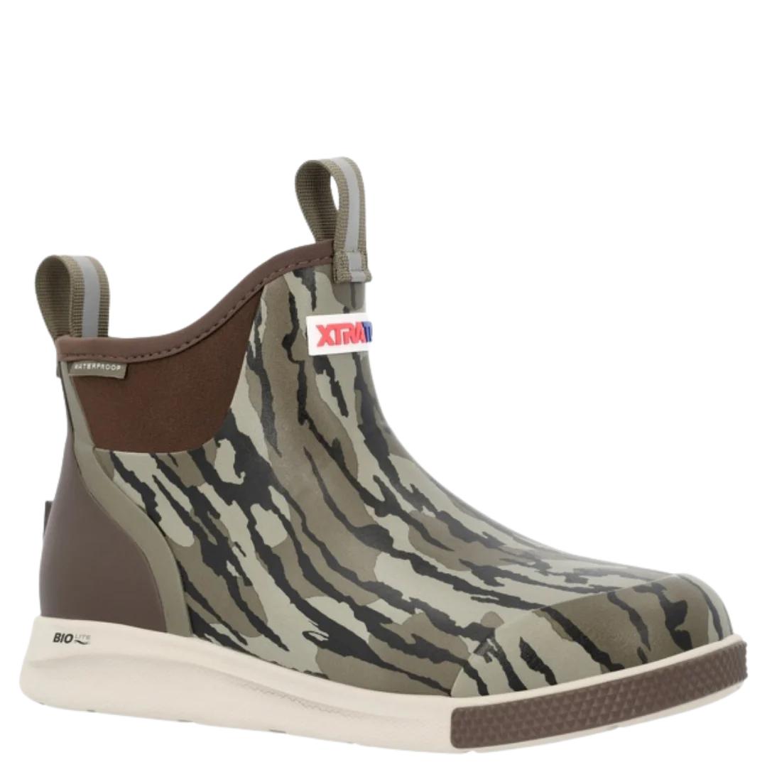 Xtratuf Men’s 6″ Gray Waterproof Ankle Deck Boot