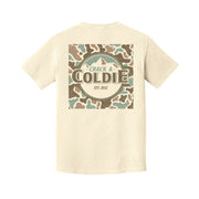Southern Fried Cotton Men's Camo Mountain Crack a Coldie Tee