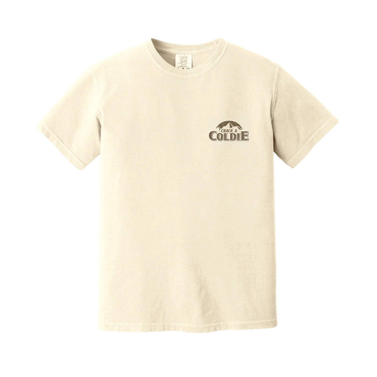 Southern Fried Cotton Men's Camo Mountain Crack a Coldie Tee