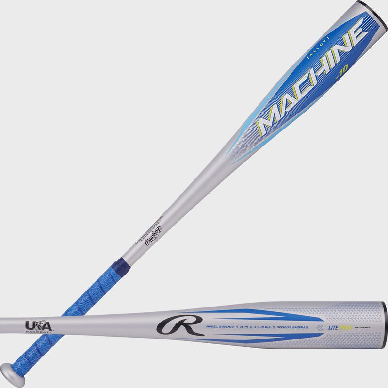 Rawlings 2024 Machine USA Baseball Bat – 2 5/8" Barrel, -10 Drop