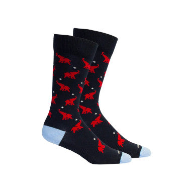 Brown Dog Men's Reagan Elephant Socks