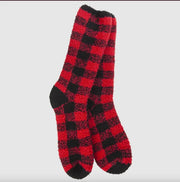 World's Softest Socks 1902 Sleeper Crew - Red/Black