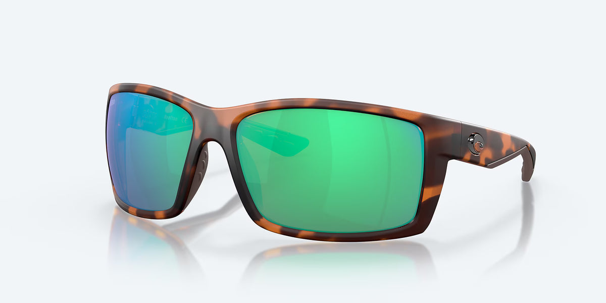 Costa Del Mar Reefton Sunglasses - Matte Retro Tortoise/Green Mirror