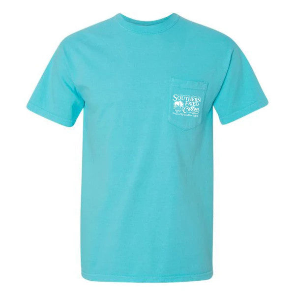 Southern Fried Cotton Women's Saltwater Society Tee - Lagoon