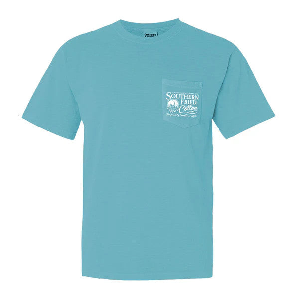 Southern Fried Cotton Women's Thelma & Louise Tee- Sapphire