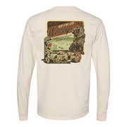 Southern Fried Cotton Men's Waterfowl Long Sleeve T-Shirt - Ivory