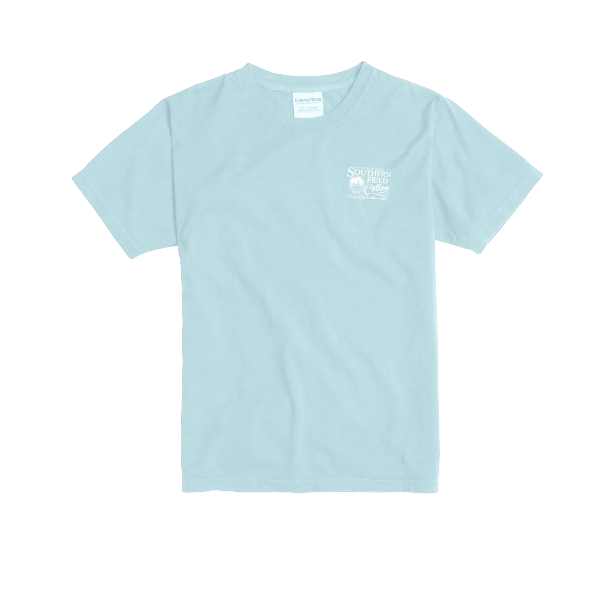 Southern Fried Cotton Youth Howdy Y'all Tee - Chambray