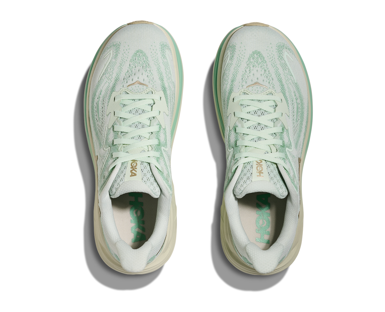 Hoka Women’s Clifton 10 Wide - Seaglass/Jadeite
