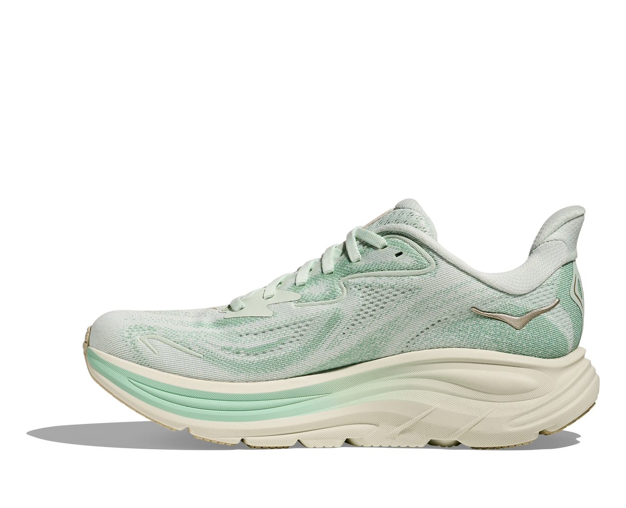 Hoka Women’s Clifton 10 Wide - Seaglass/Jadeite