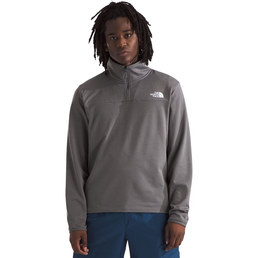 The North Face Men's Cedar Trail Grid Fleece 1/4 Zip Jacket
