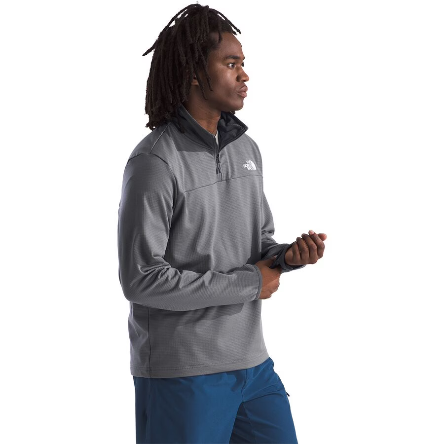The North Face Men's Cedar Trail Grid Fleece 1/4 Zip Jacket