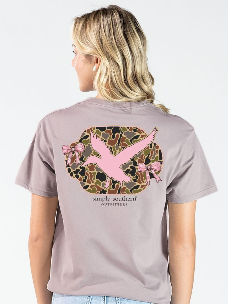 Simply Southern Women's Duck Tee - Driftwood