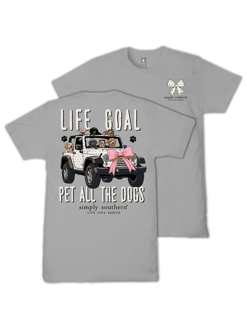 Simply Southern Women's Pet All The Dogs Tee