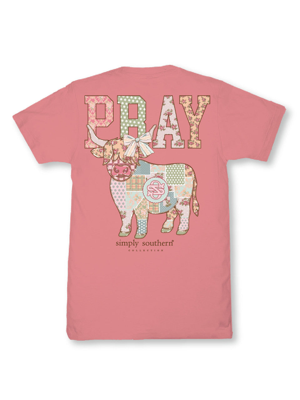 Simply Southern Youth Pray Tee - Tearose