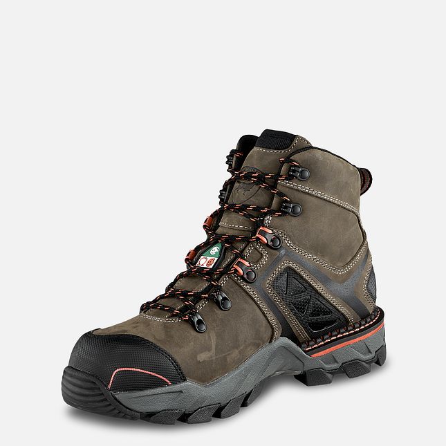 Irish Setter Crosby 6-inch Waterproof Leather Safety Toe Boots