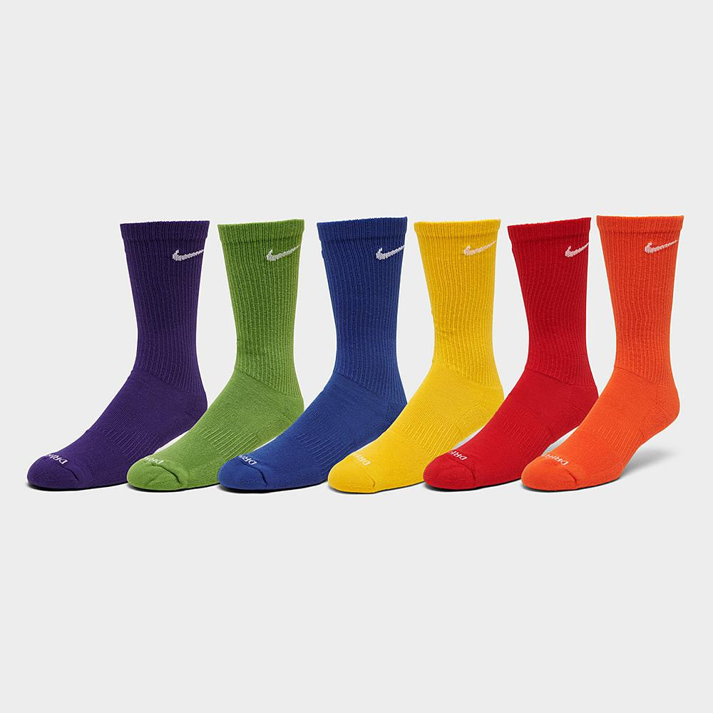 Nike Everyday Plus Cushioned Training Crew Socks - Multi-Color