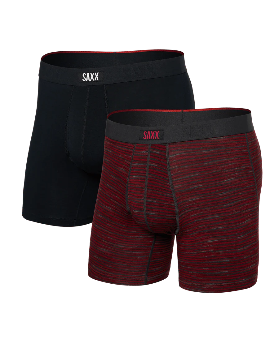 Saxx Vibe Xtra Soft Comfort Boxer Brief 6" - 2 Pack