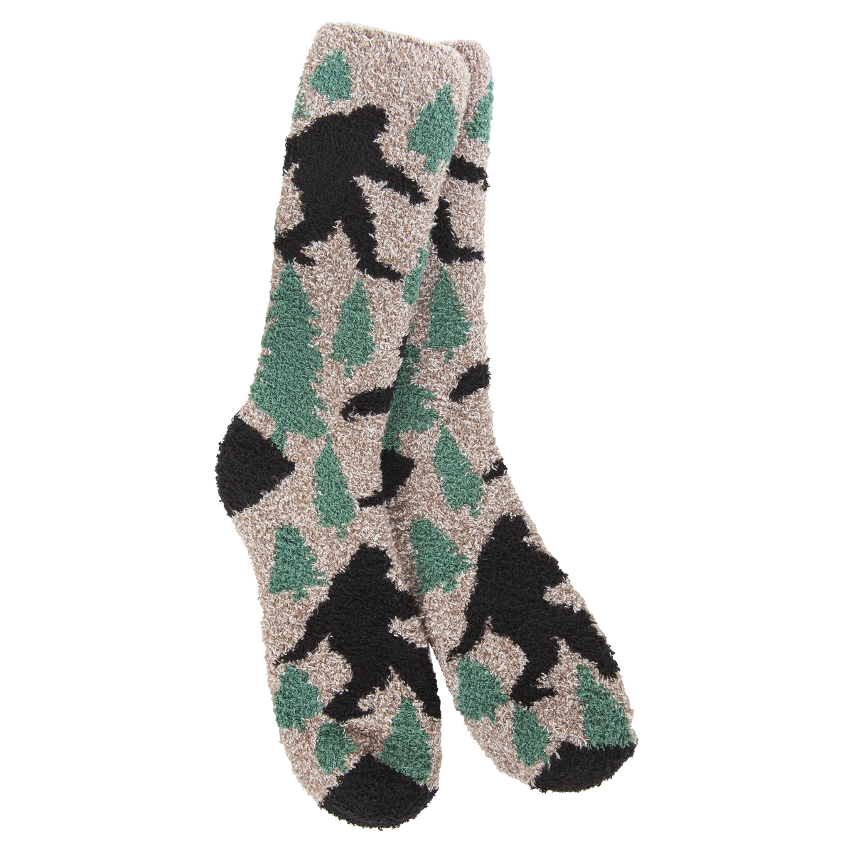 World's Softest Socks 1902 Sleeper Cozy Crew Socks - Sasquatch