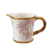 Creative Co-Op 8 oz. Creamer with Bamboo Style Edges