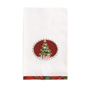 Mud Pie Tree Needlepoint Christmas Towel